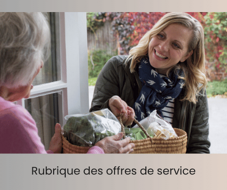 Rubrique offres de service